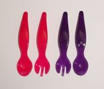 2 Griptight Baby Spoon and Fork Sets