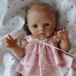 Mini 10Inches Reborn Doll Kit Nessa Newborn Small Size Bebe Dolls Lifelike Soft