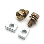 Universal Motorcycle Bike Scooter ATV Battery Terminal Nut and Bolt Kit M5x10mm