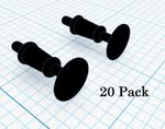 20 Pack GWR Goods Wagon Replacement Buffers OO Gauge