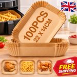 100pack Air Fryer Paper Liners Disposable Non Stick Baking Parchment for Ninja
