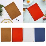 Restaurant Menu Covers Holder 9.6 x12.6 inch 4 Pages Transparent Metal Corners