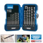 Professional Draper Masonry Drill Bit Set 15 Piece Kit Heavy Duty Masonary Bits