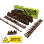 Fence Wall Spikes Garden Tall Bird Cat Pigeon Security Deterrent Warning Sign