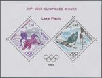SMT, MONACO, 1980 Olympics SUPERB souvenir sheet, MNH CV € 350 +++