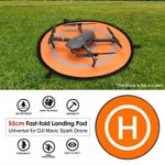 55cm Drone Landing Pad Foldable Felt Drones Take-off Mats Waterproof for Outdoor