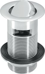 McAlpine CW60SP-CB Chrome Plated Brass Swivel Standard Basin Waste + Swivel Plug