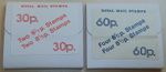 1977 Scottish Experimental 30p & 60p Machine Booklets Mint Condition