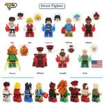 Street Fighter Ken Video Game 9 Custom Lego Minifigures  Hero toy mini figure
