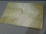 Flame Maple Carved Top for Guitar-505x333x22mm  4A  #F986 Luthier Tonewood