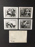 FRG PHOTO ESSAY 1968 FAIRY TALE GRIMM UNISSUED SERIES!! 4 DESIGNS RARE!! e2586