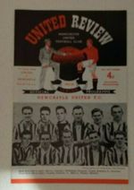 Manchester United Newcastle United Charity Shield 1952 JOB LOT POSTFREE to UK
