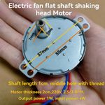 Electric Fan Cooling Fan Oscillating Head 49TYJ Claw Pole Port Synchronous Motor
