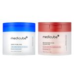 Medicube Zero Pore Pads 2.0, Dual-Textured Facial Toner Pads for Exfoliation