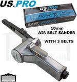 US PRO Tools 10mm Air Belt Sander Finger, With Sanding Belts NEW 8317