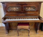 Steinway & Sons Vertegrand Piano: Beautiful Flower & Butterfly Inlaid Rosewood