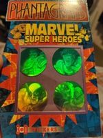 2 Polaroid Marvel Avengers Phantagrams Marvel Super Heroes 3D Sticker Set - 1995