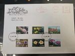 Lundy  1996 Flowers ILLUSTRATED  FIRST Day Covers F