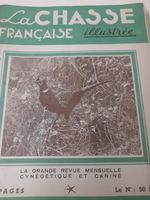 la chasse francaise illustree / vintage hunting/sporting dog/magazine JUNE 1950