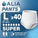 40 x Incontinence Pants Men & Women Super| Large Adult Diapers | Pull up Pants