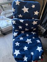 John Lewis Cosy Toes Pram/Pushchair Footmuff Blue White Star Polyester