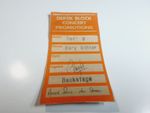 Gary Glitter Backstage Pass (After Show) / Silk Sticker - Undated