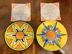 Clarice Cliff Wedgwood x2 Birth of Bizarre Plates ‘Fantasy’ & ‘Harmony’ - MINT