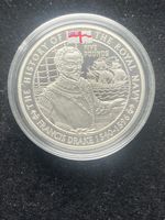 Jersey 2003 £5 Silver Proof Coin – History of the Royal Navy – Sir Francis Drake