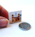 DOLLS HOUSE MINIATURE 1:12 * BAKERY EGG CUSTARD TARTS BOX * COMBINED P+P