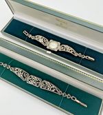 Brookes & Bentley Ladies Sterling Silver Watch & Bracelet Set Inc Spare links