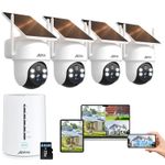 ANRAN Solar Battery Security Camera Wireless Home System Outdoor CCTV Camera 64G