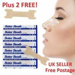 100 x Better Breath Nasal Nose Strips Soft Easy Stop Anti Snoring Sleeping ***(