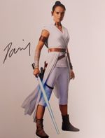 Daisy Ridley Star Wars Signed Autograph Photograph COA 