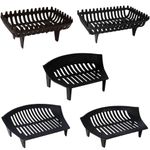 Fire Vida Black Iron Fireside Log Basket Fireplace Holder 