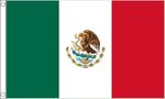 Mexico Flag Giant 8 x 5 FT Mexican - 100% Polyester With Eyelets - Fast Dispatch