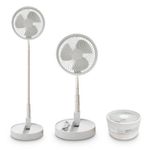 Cordless Fan Telescopic Folding Cooling Wireless Whit USB Portable Rechargeable
