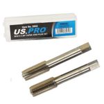 M10 x 1.0mm THREAD TAPER & PLUG SET by US PRO TOOLS HSS thread repair tap