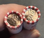 2025 Penny Two Roll Lot One P and One D BU Brilliant Uncirculated Lincoln Cent