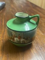 Royal Bayreuth Hunting Scene Small Pitcher Creamer Vintage Fox Hunt Germany