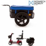 Monarch Mobility Scooter Large Rear Cargo Towing Trailer Transport with Cover