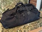 British Army 100L Operational Deployment Bag Holdall Black Rucksack with Base