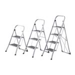 MasterWorx Step Ladder - 2/3/4 Heavy Duty Folding Step Ladders, Anti-slip, DIY