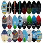 Two Bare Feet Skimboards For Adults and Kids, 37" & 41" Wooden Boards 7 ply