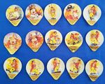 Kaffee-rahm Coffee Cream Pot Lids CLOWNS Full set of 15 Loose
