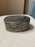 Silver Plate Trinket Box.