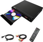 DVD Player for Tv, All-Region Free, Mini Compact DVD CD MP3 Player with HDMI Cab