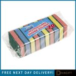 20 PACK DUZZIT KITCHEN CLEANING SPONGES SCOURERS WASHING UP FOR DISH PAD DISHES