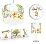 WINNIE THE POOH WATERCOLOUR Lampshade , Lamp , Art , Clock or Bundle Reusable