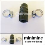 Classic Mini Rubber Bypass Hose and Clips rover water pump austin 998 850 head