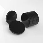 20 x BLACK plastic disc acrylic circles all sizes Perspex thickness 3mm or 5mm